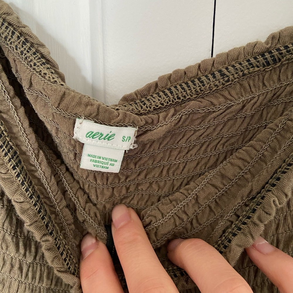Aerie Smocked Jumpsuit S - Picture 4 of 6